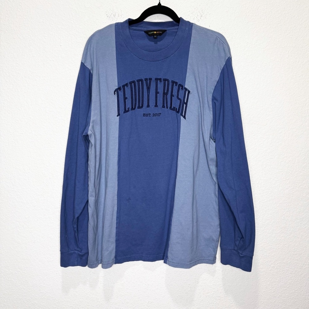 Teddy Fresh Colorblock Long Sleeve Top Tee